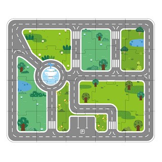 Viga Toys® Wooden City Building Blocks – 100 Pieces